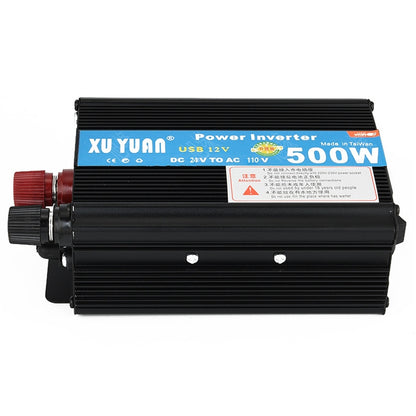 XUYUAN 500W Inverter Power Converter, Specification: 24V to 110V -  by XUYUAN | Online Shopping UK | buy2fix