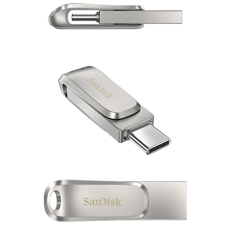 SanDisk Type-C + USB 3.1 Interface OTG High Speed Computer Phone U Disk, Colour: SDDDC4 Silver Metal Shell, Capacity: 32GB - USB Flash Drives by SanDisk | Online Shopping UK | buy2fix