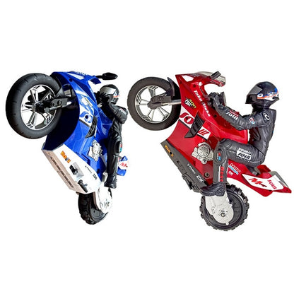 2.4G Remote Control Self-Balancing Stunt Motorcycle Single-Wheel Standing Electric Toy Car(Red) - RC Cars by buy2fix | Online Shopping UK | buy2fix