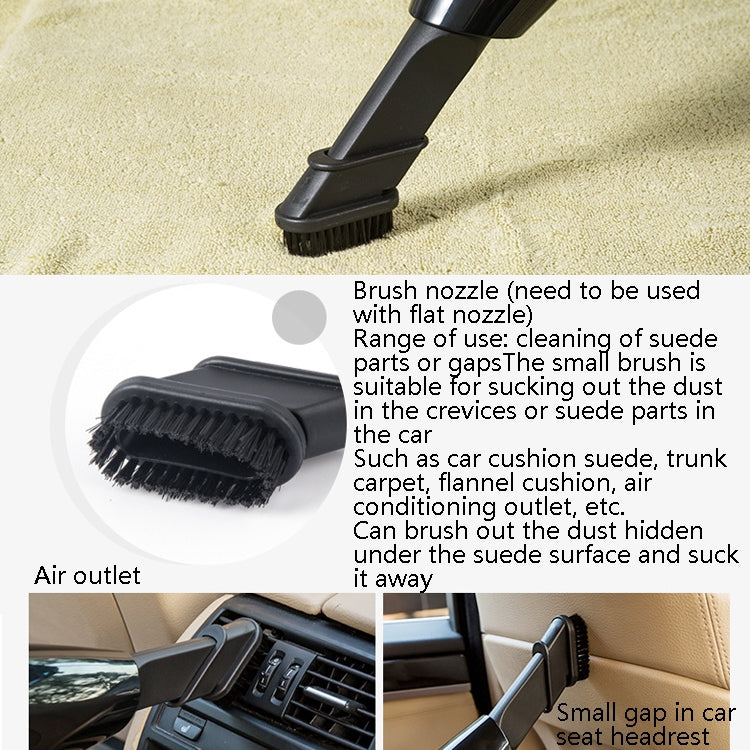 YANTU E03 Car Vacuum Cleaner Mini Handheld Portable Vacuum Car Vacuum Cleaner Wired 120W Black Gold - Vacuum Cleaner by buy2fix | Online Shopping UK | buy2fix