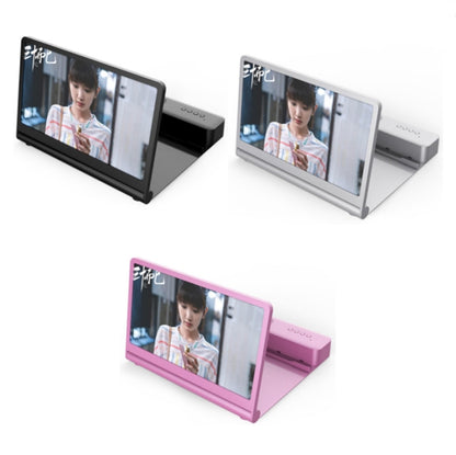 3D High-Definition Mobile Phone Screen Amplifier With Bluetooth Speaker Desktop Stand(Pink) - Screen Magnifier by buy2fix | Online Shopping UK | buy2fix