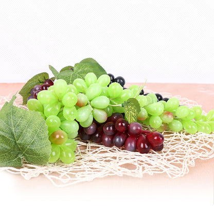 4 Bunches 36 Black Grapes Simulation Fruit Simulation Grapes PVC with Cream Grape Shoot Props - Camera Accessories by buy2fix | Online Shopping UK | buy2fix