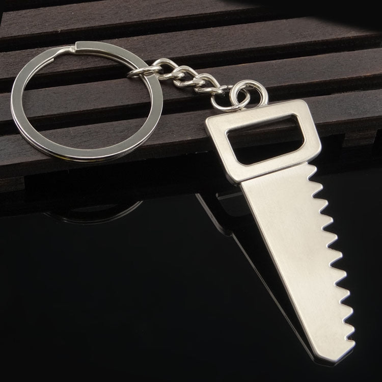 10 PCS Tool Metal Keychain Car Key Ring Pendant, Colour: H-401 Saw - Key Rings by buy2fix | Online Shopping UK | buy2fix