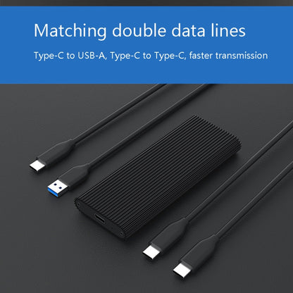 M.2 NVME / SATA Mobile Hard Disk Troll Type-C USB3.1 Gen2 Transport Solid State Drive Box, Style: NGFF Double Cable - Computer & Networking by buy2fix | Online Shopping UK | buy2fix