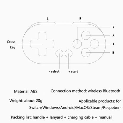 8Bitdo Zero2 Wireless Bluetooth Mini Handle For Switch / Windows / Android / MacOS / Steam / Respeberr(Blue Green) - Gamepads by 8Bitdo | Online Shopping UK | buy2fix