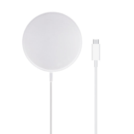 WHQ-200 Plastic 15W Magnetic Wireless Fast Charge Smart Identification Charger(White) - Wireless Charger by buy2fix | Online Shopping UK | buy2fix