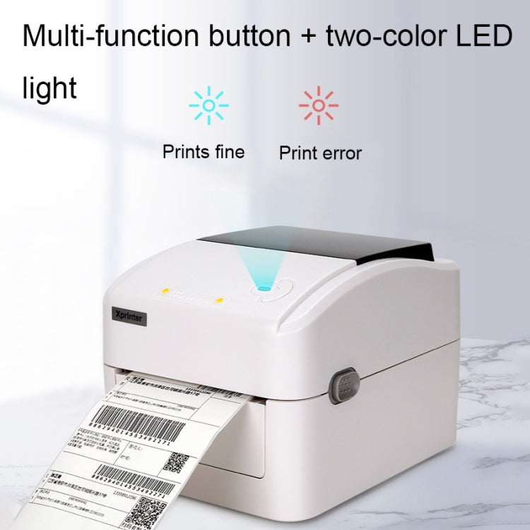 Xprinter XP-420B 108mm Express Order Printer Thermal Label Printer, Style:USB+WIFI(EU Plug) - Printer by Xprinter | Online Shopping UK | buy2fix