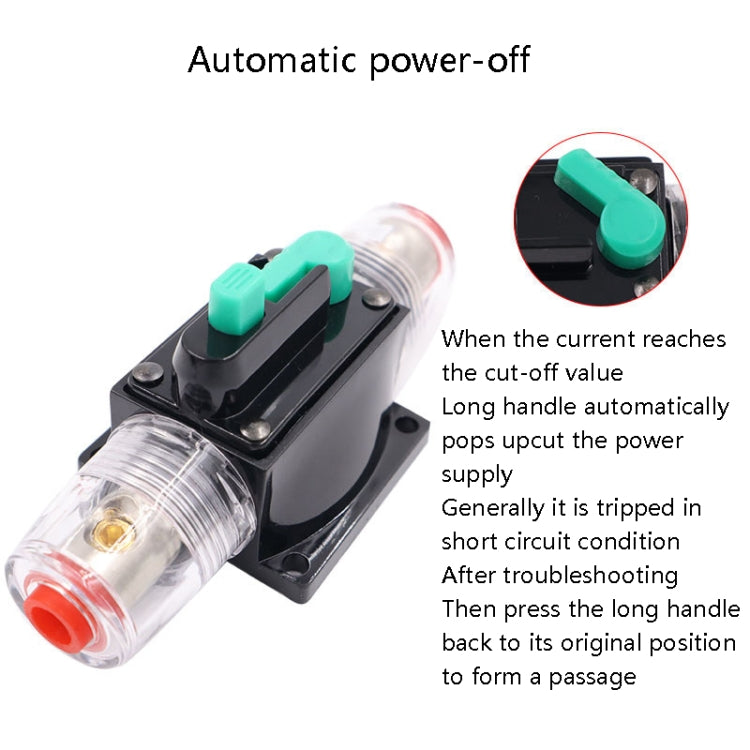 CB9 Car Audio Insurance RV Yacht Circuit Breaker Switch Short Circuit Overload Protection Switch, Specification: 100A - In Car by buy2fix | Online Shopping UK | buy2fix
