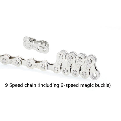 Mountain Road Bike Chain Electroplating Chain, Specification: 9 Speed chain - Outdoor & Sports by buy2fix | Online Shopping UK | buy2fix