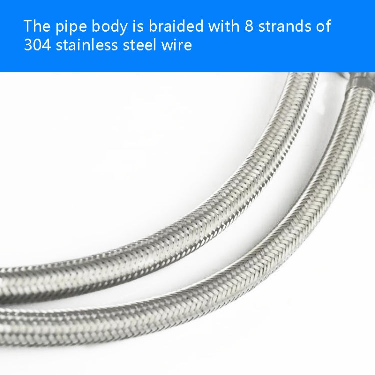 4 PCS Weave Stainless Steel Flexible Plumbing Pipes Cold Hot Mixer Faucet Water Pipe Hoses High Pressure Inlet Pipe, Specification: 100cm 3.5cm Copper Rod - Home & Garden by buy2fix | Online Shopping UK | buy2fix