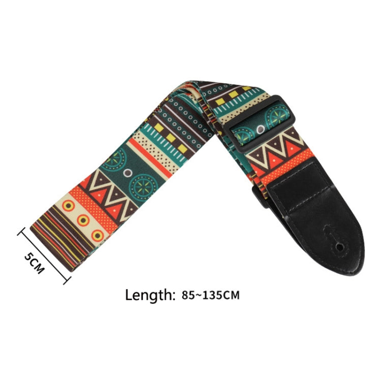 3 PCS Printed Ukulele Guitar Strap, Length: 85-135cm(Blue Flash) - Stringed Instruments by buy2fix | Online Shopping UK | buy2fix