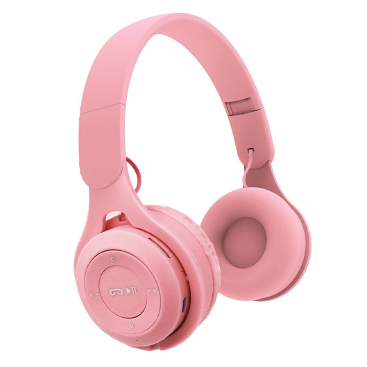 M6 Wireless Bluetooth Headset Folding Gaming Stereo Headset With Mic(Pink) - Headset & Headphone by buy2fix | Online Shopping UK | buy2fix