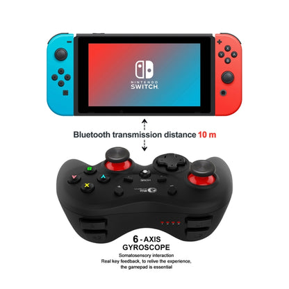 MingPin MB-S810 Wireless Bluetooth Six-Axis Gamepad For Nintendo Switch Pro(Red (Neutral)) - Gamepads by MingPin | Online Shopping UK | buy2fix