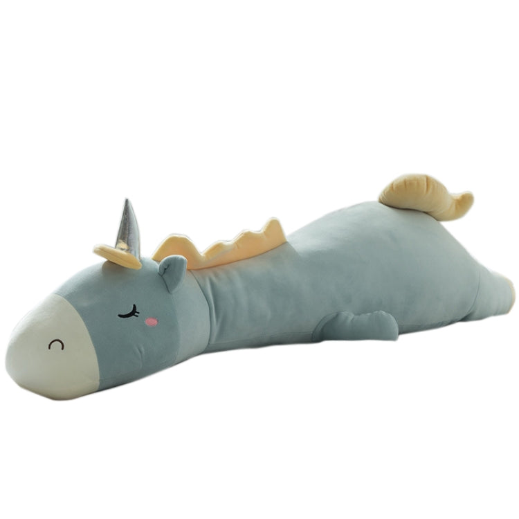 Unicorn Doll Long Pillow Plush Toys Bedside Cushion, Size: 120cm(Blue Green) - Soft Toys by buy2fix | Online Shopping UK | buy2fix