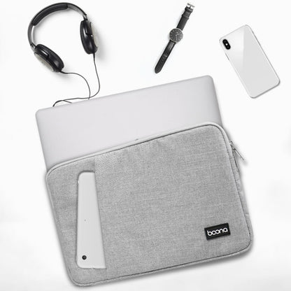 Baona Laptop Liner Bag Protective Cover, Size: 13 inch(Lightweight Gray) - 13.3 inch by Baona | Online Shopping UK | buy2fix