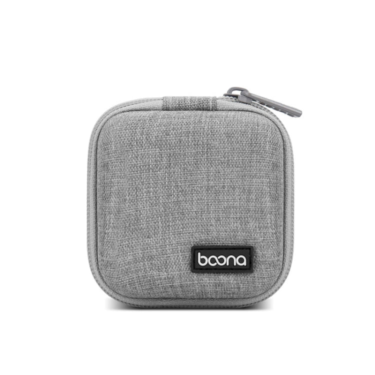 2 PCS Baona BN-F001 Headset Oxford EVA Storage Box Data Cable Charger Organizing Box(Gray) - Other Case by Baona | Online Shopping UK | buy2fix