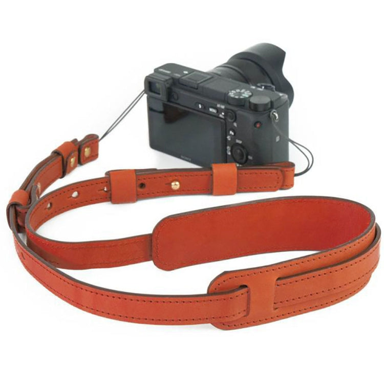 Cowhide Leather Camera Shoulder Hanging Neck Winding Strap - Camera Accessories by buy2fix | Online Shopping UK | buy2fix