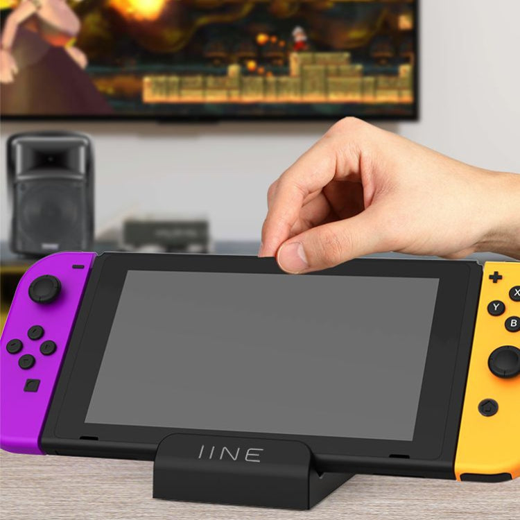 IINE Portable Video Conversion Base With Fan Cooling HDMI Video Converter For Nintendo Switch(Yellow-L391) - Holder by IINE | Online Shopping UK | buy2fix