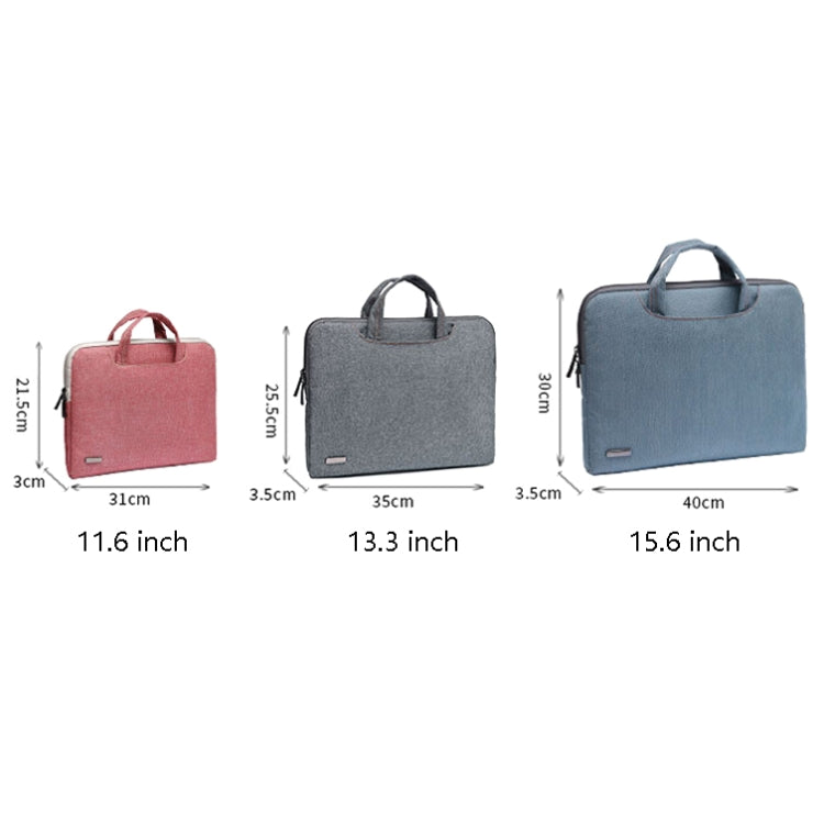 LiSEN LS-116 Simple Laptop Bag Business Laptop Liner Bag, Size: 11.6 inch(PU Brown) - Other by LiSEN | Online Shopping UK | buy2fix