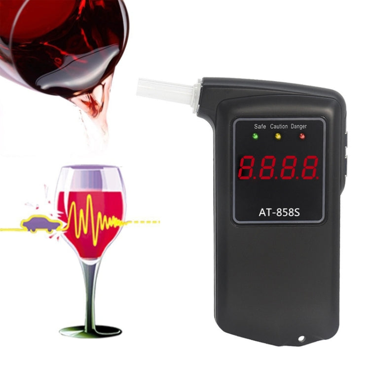 AT-858S Quick Check Alcohol Tester Portable Blow Breathing Alcohol Tester - In Car by buy2fix | Online Shopping UK | buy2fix