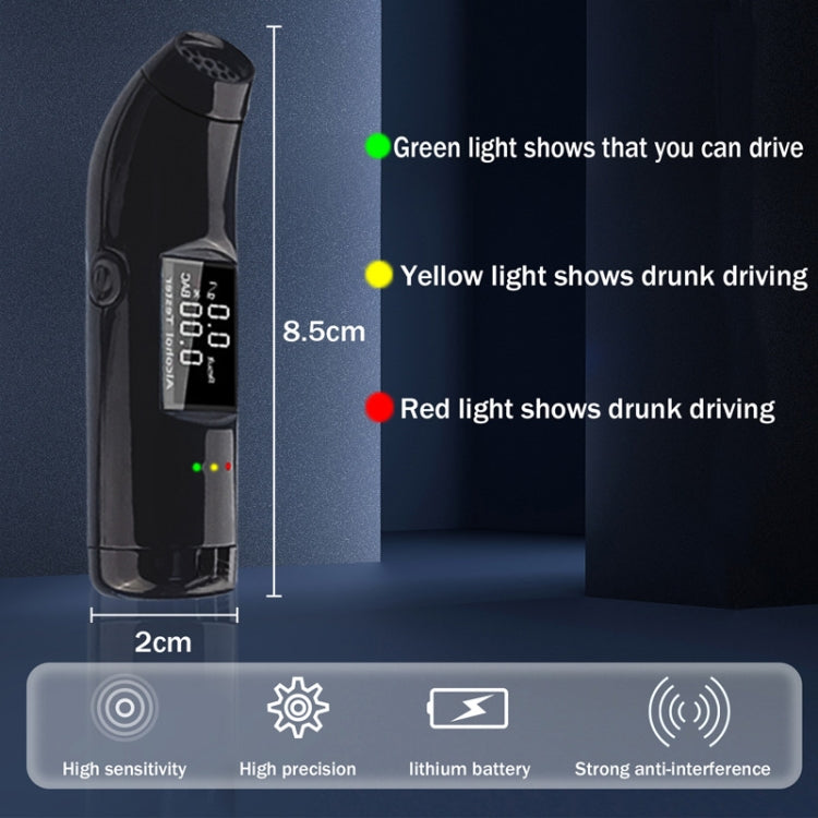 S11 Car Blowing Alcohol Tester Home Test Instrument(Black) - In Car by buy2fix | Online Shopping UK | buy2fix