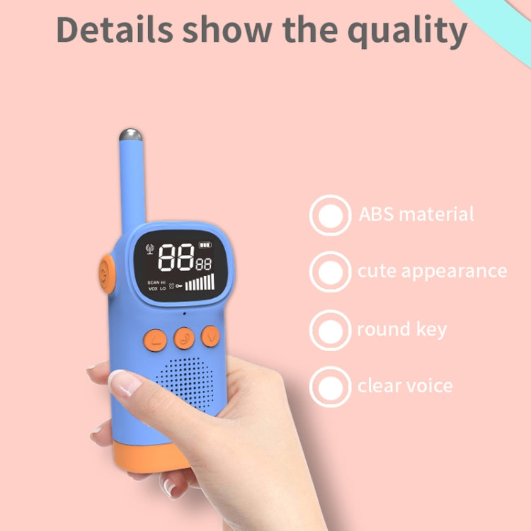 D20 Walkie-Talkie Children Toy Mini Wireless Call Interactive Toy, Colour: Blue + Pink - Consumer Electronics by buy2fix | Online Shopping UK | buy2fix