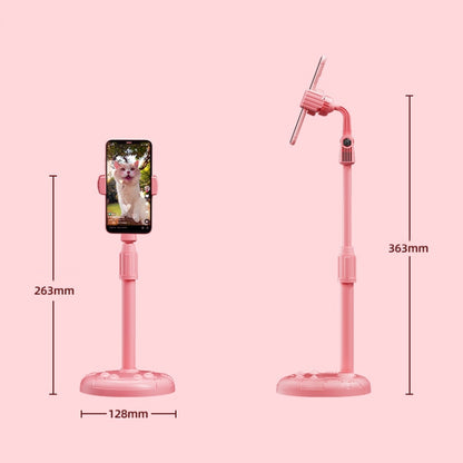 Cat Claw Telescopic Mobile Phone Holder Multifunctional Desktop Live Lazy Bracket(Snow White) - Consumer Electronics by buy2fix | Online Shopping UK | buy2fix