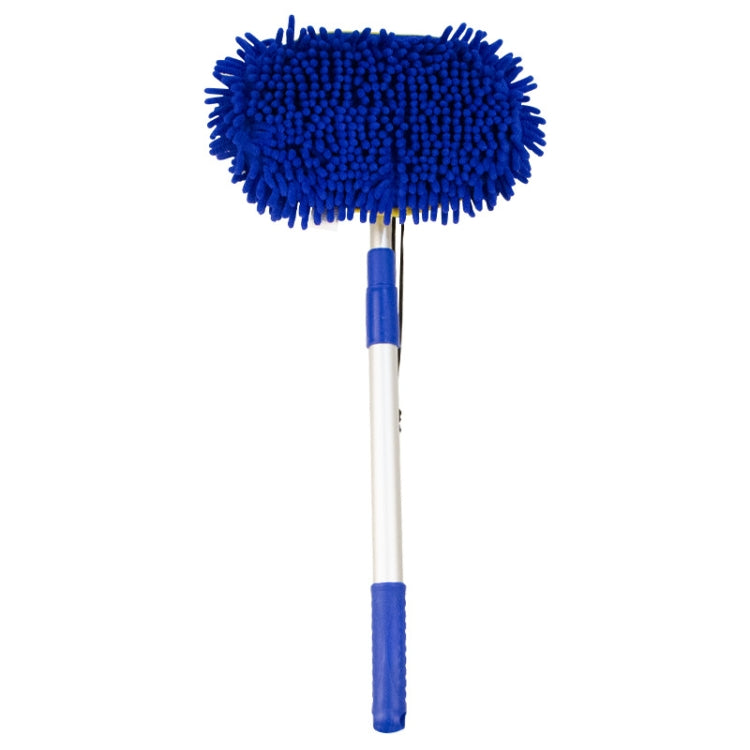 Chenille Water Brush Telescopic Rotary Roller Brush Cleaning Mop(Royal Blue) - In Car by buy2fix | Online Shopping UK | buy2fix