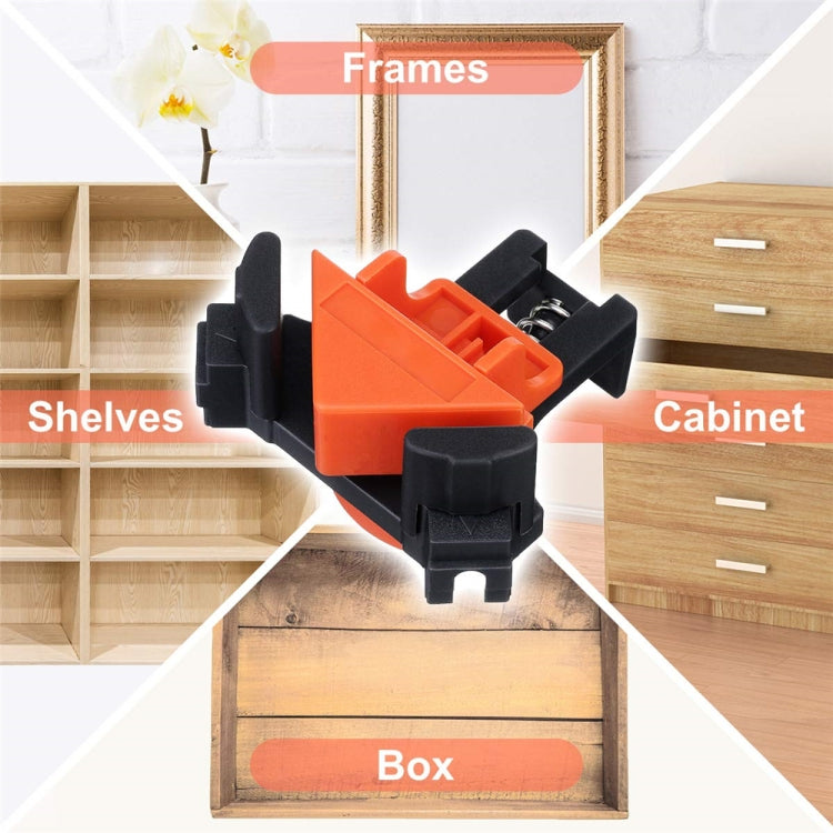 4 PCS/Set  90 Degree Woodworking Right Angle Clip(OPP Bag) - Clamps by buy2fix | Online Shopping UK | buy2fix