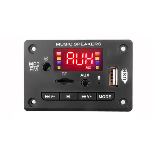12V Car Color Display Audio Bluetooth MP3 Decoder Board(Black) - In Car by buy2fix | Online Shopping UK | buy2fix