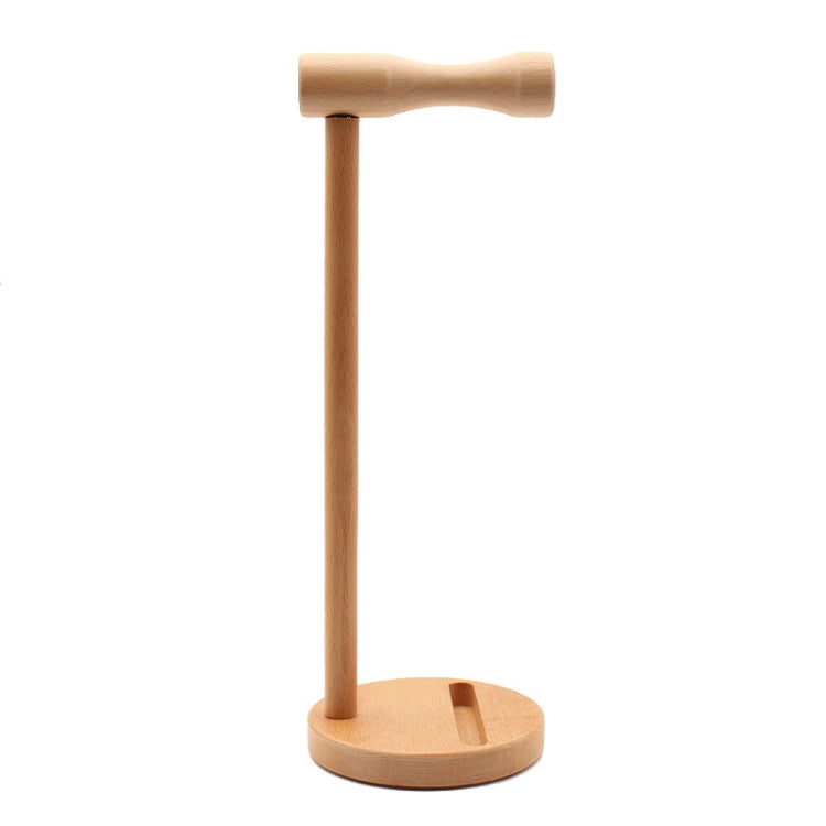 AM-EJZJ001 Desktop Solid Wood Headset Display Stand, Style: B - Apple Accessories by buy2fix | Online Shopping UK | buy2fix