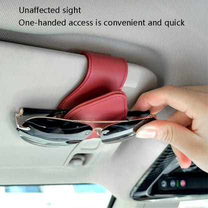 2 PCS Car Sun Visor Glasses Clip Ticket Storage Clip(Pink) - In Car by buy2fix | Online Shopping UK | buy2fix