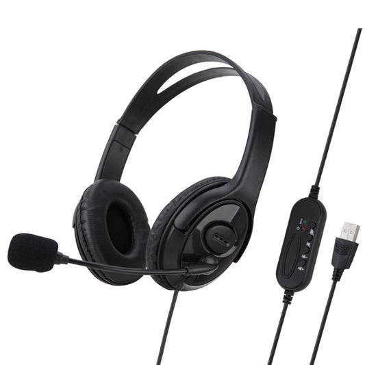 Soyto SY493MV Gaming Computer Teaching Office Mute Headset(Black) - Multimedia Headset by Soyto | Online Shopping UK | buy2fix