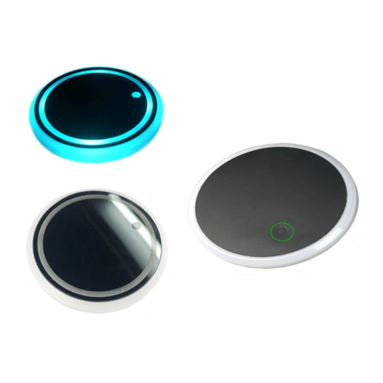 1 Pair 68mm LED Smart Light-Emitting Coaster Light Car Cup Slot Atmosphere Light(Genesis) - In Car by buy2fix | Online Shopping UK | buy2fix