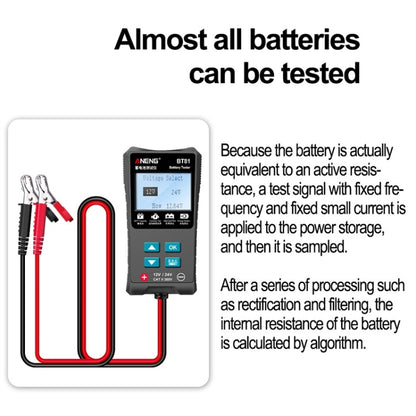 ANENG BT81 12V/24V Battery Internal Resistance Capacity Detector - Consumer Electronics by ANENG | Online Shopping UK | buy2fix
