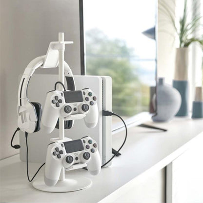 Gamepad Storage Rack Desktop Headphone Storage Rack, Color:  3 Floors White - Holder by buy2fix | Online Shopping UK | buy2fix