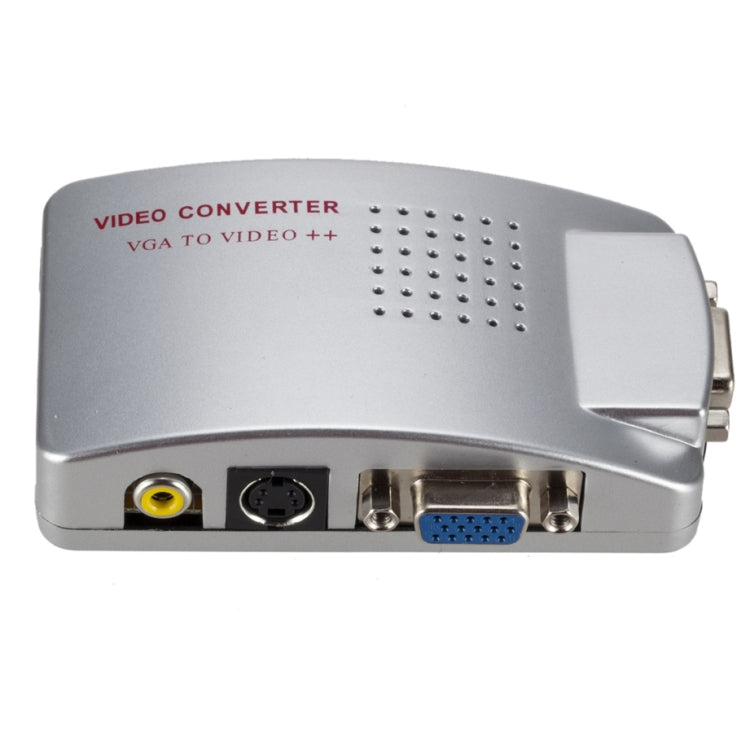 PC Converter Box VGA to AV Converter Video Switch Box - VGA Converter by buy2fix | Online Shopping UK | buy2fix