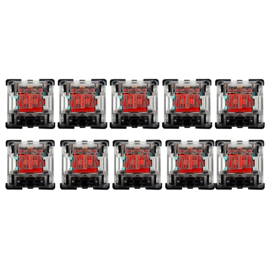 10 PCS Gateron G Shaft Black Bottom Transparent Shaft Cover Axis Switch, Style: G3 Foot (Red Shaft) - Other by Gateron | Online Shopping UK | buy2fix