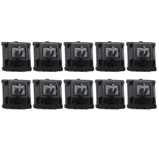 10PCS Cherry Shaft MX Switch Linear Mute Keyboard Shaft, Color: Mute Black Shaft - Other by buy2fix | Online Shopping UK | buy2fix