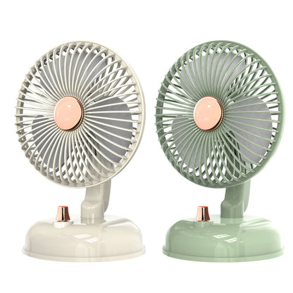 F10 Portable Quiet Desktop Retro Moving Head USB Fan(Bean Green) - Consumer Electronics by buy2fix | Online Shopping UK | buy2fix