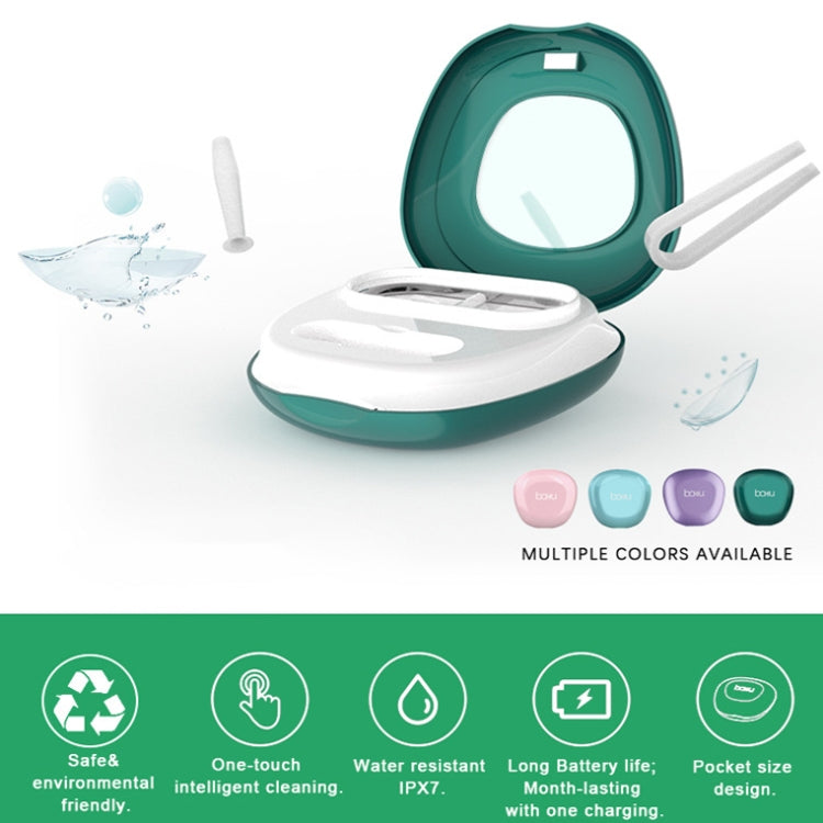 BAKU BA-2030 Portable Ultrasonic Contact Lens Cleaner(Purple) - Home & Garden by BAKU | Online Shopping UK | buy2fix