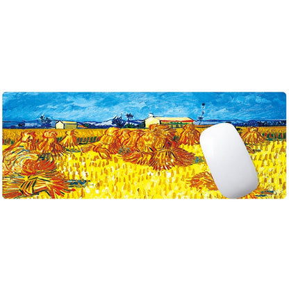 300x800x1.5mm Unlocked Am002 Large Oil Painting Desk Rubber Mouse Pad(Starry Sky) - Mouse Pads by buy2fix | Online Shopping UK | buy2fix