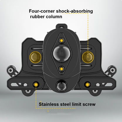 Motorcycle Bracket Crab Navigation Phone Bracket,Style： Y-type+QC3.0 Dual USB Charge - In Car by buy2fix | Online Shopping UK | buy2fix