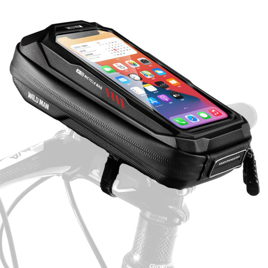 WILD MAN X3 0.5L EVA Hard Shell Bicycle Touch Screen Phone Bag(Red) - Bicycle Bags by WILD MAN | Online Shopping UK | buy2fix