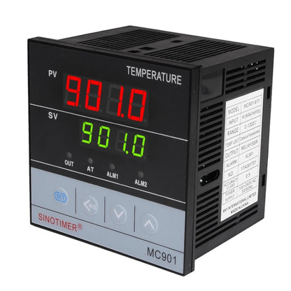 SINOTIMER MC901 Short Shell PID Smart Temperature Control Instrument Heating Refrigeration Relay - Thermostat & Thermometer by SINOTIMER | Online Shopping UK | buy2fix