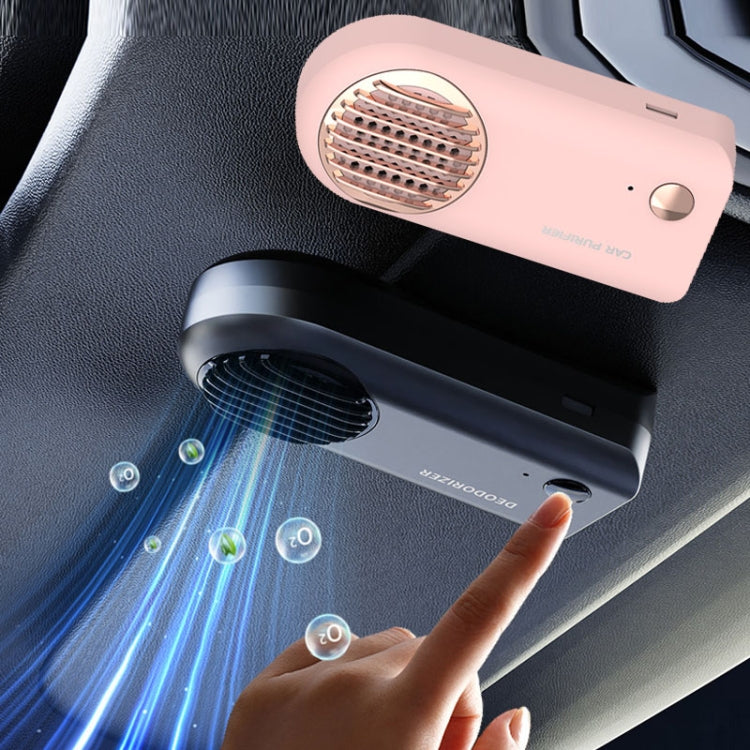 Car Mini Air Purifier Toilet Deodorant Shoe Cabinet Sterilizer(Pink) - In Car by buy2fix | Online Shopping UK | buy2fix