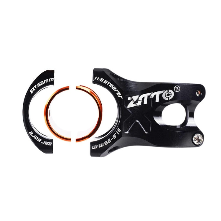 ZTTO Bicycle Handlebar Hollow 0 Degree Short Riser(Gold) - Outdoor & Sports by ZTTO | Online Shopping UK | buy2fix