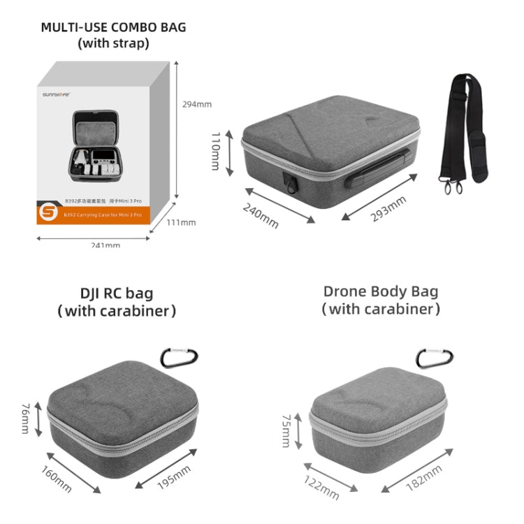 Sunnylife Drone Protective Storage Bag for DJI Mini 3 Pro,Style:  RC Bag - DJI & GoPro Accessories by Sunnylife | Online Shopping UK | buy2fix