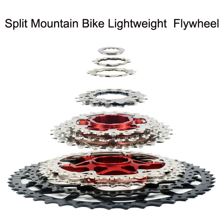 VG Sports Split Mountain Bike Lightweight Cassette Flywheel, Style: 12 Speed 52T (Silver) - Outdoor & Sports by VG Sports | Online Shopping UK | buy2fix