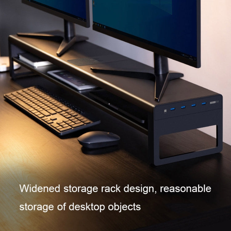 Vaydeer Multifunctional Desktop Widening Monitor Rack, Spec: Single-layer Type (No USB) - Host Bracket by Vaydeer | Online Shopping UK | buy2fix